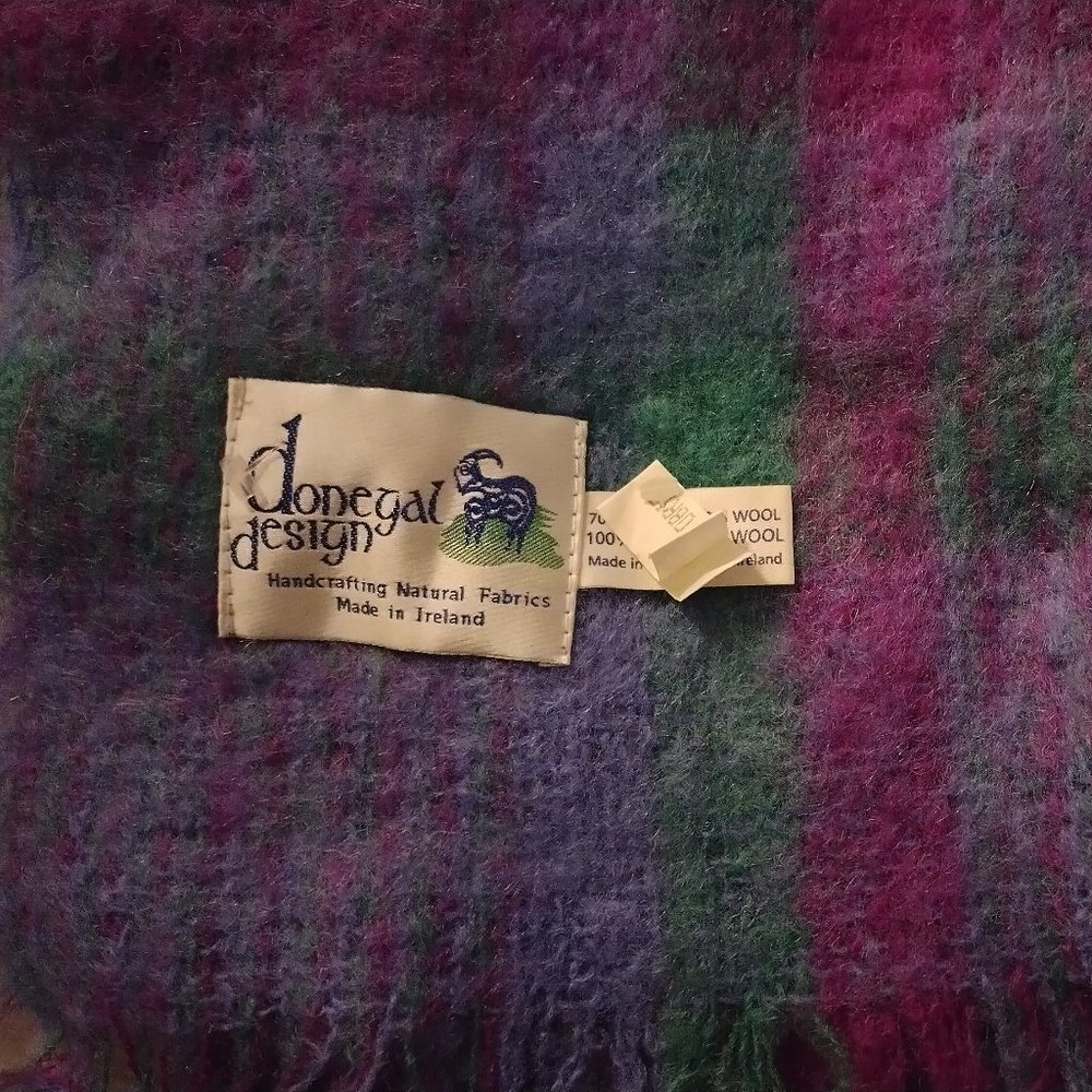 Donegal Design Wool Throw